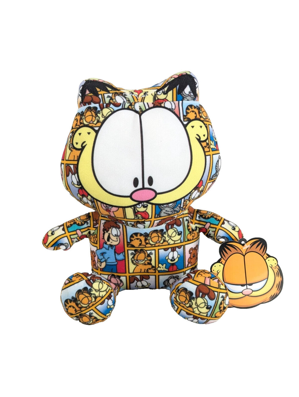 Sticker Bomb Garfield Plush Toy 2021 Comic Strip Print Pattern 12 Inch Stuffy